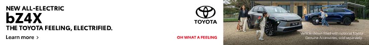 Toyota BZ4X Perfect for touring The South West Edge via electric car.